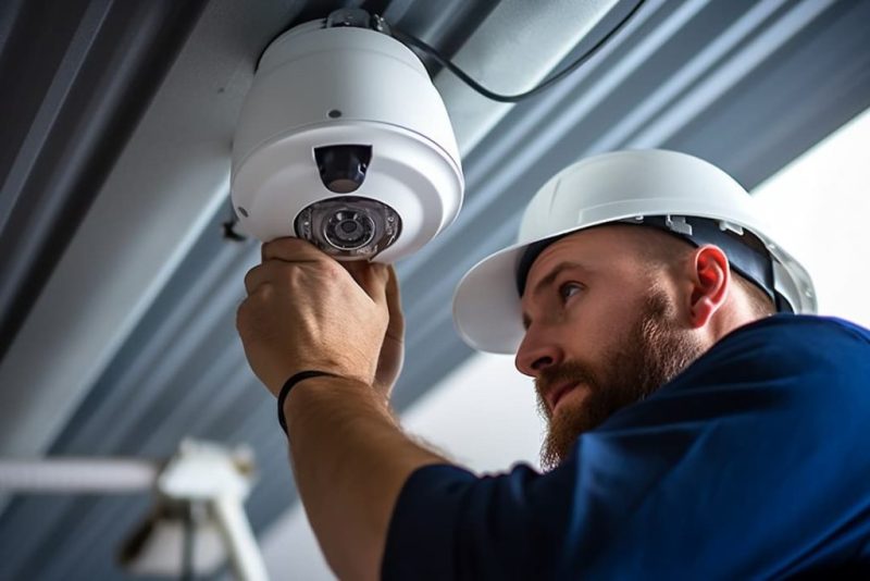 Fixing A Cctv Camera